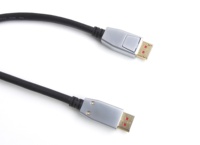 Connecteurs en cuivre nu plaqués or 4K/2K/8K 120Hz DP 1.4 Mâle vers Mini DP 1.4 Femelle Câble PVC 32AWG OD 5.0mm pour utilisation avec moniteur