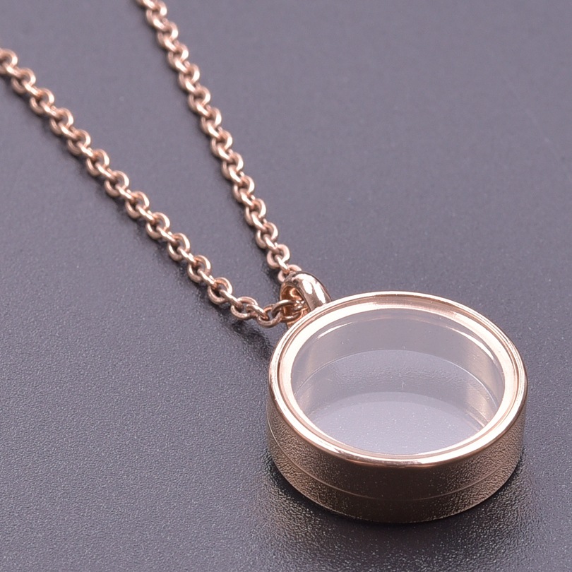 [Inner diameter 15mm] Rose gold + chain