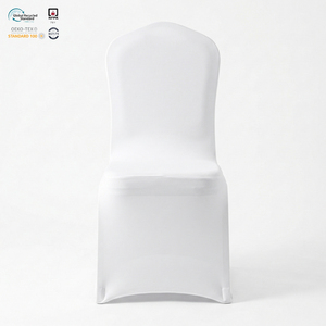 Funda Elástica para Silla de Banquete, Color Borgoña, Sin Arrugas, Ajustable, para Hotel o Buffet - Product Image 1