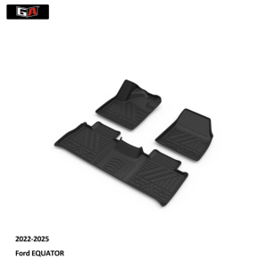 Tappetino Eco in TPE 3D di lusso adatto per <span class=keywords><strong>Ford</strong></span> EQUATOR 2022-2025 Set completo antiscivolo per auto <span class=keywords><strong>tappetini</strong></span> antiolio - Product Image 2