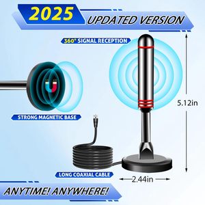 <span class=keywords><strong>Antenne</strong></span> TV intelligente ATVFuture pour intérieur, base magnétique puissante, réception longue portée à 360°, chaînes locales, installation facile - Product Image 6