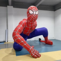 Modèle gonflable publicitaire Spider-Man, personnage de dessin animé, directement de l'usine