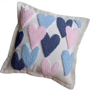 Handmade Indian Cotton Luxury Woven Tufted <b>Sofa</b> Cushion Cover Household <b>Pillow</b> Cases Eco-Friendly Custom OEM Wholesale - Product Image 1