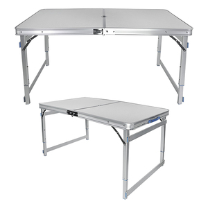 HOMFUL Extérieur Pliable Tabouret De Pêche Camping Meubles <span class=keywords><strong>Table</strong></span> et Chaise Ensemble avec 4 sièges et repose-pieds - Product Image 4