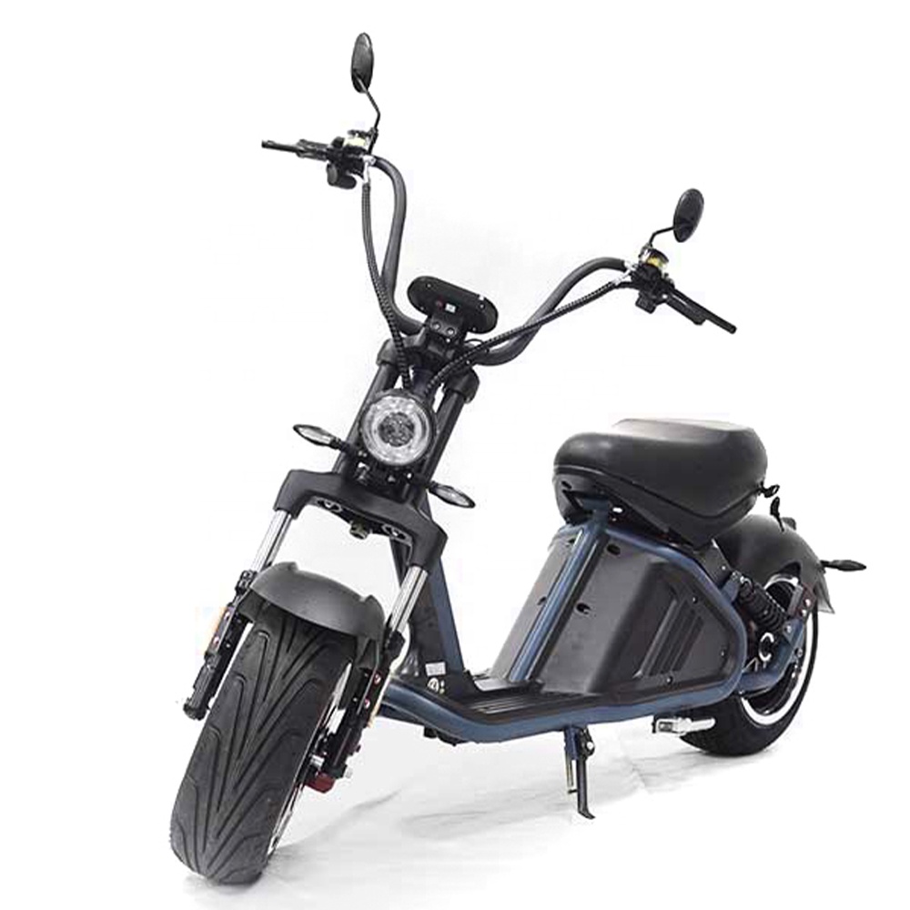 Высокоскоростной Электрический скутер Citycoco Electric M2 с алюминиевыми шинами на толстых покрышках 3000 Вт для взрослых E Chopper EEC COC