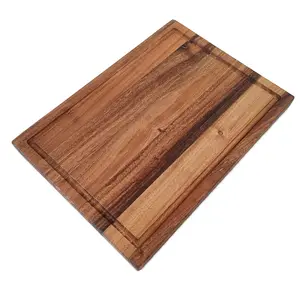 Umwelt freundliche Holz benutzer definierte Tablas de Madera Holz Schneide brett Metzger Block Schneide bretter Bulk Holz Akazie Schneide brett