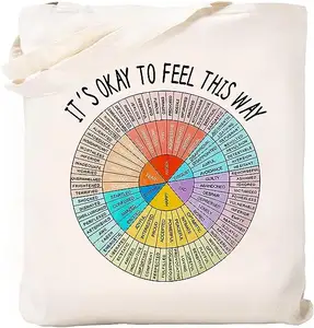 Mehrfarbige kunden spezifische gedruckte Logo-Einkaufstaschen aus Bio-Baumwolle mit Griffen