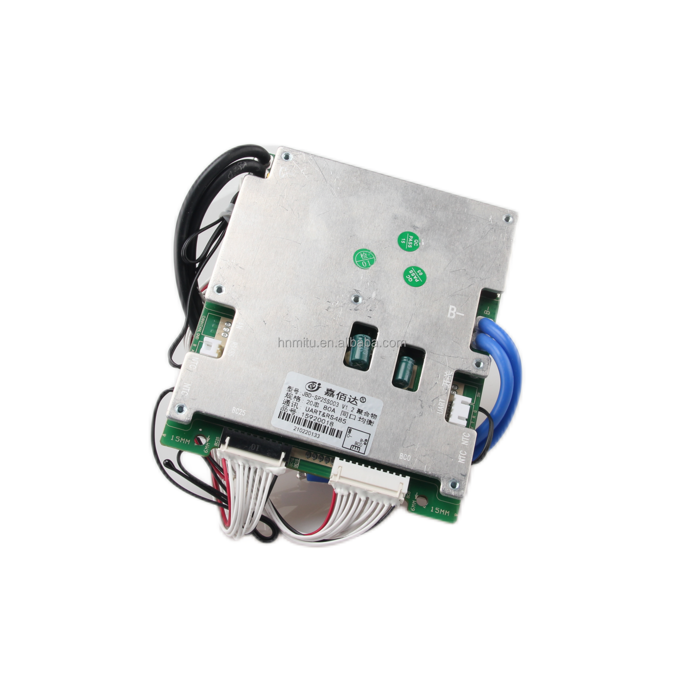 JBD 16-20S smart bms 80A 100a bms for lithium ion batteries with URAT and RS485 communication · image 3