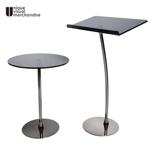 Podio Curvo <span class=keywords><strong>de</strong></span> Acrílico Negro + <span class=keywords><strong>Mesa</strong></span> Negra Desmontable, Plataforma <span class=keywords><strong>de</strong></span> Acrílico <span class=keywords><strong>para</strong></span> Podio, <span class=keywords><strong>Atril</strong></span> con Soporte <span class=keywords><strong>para</strong></span> <span class=keywords><strong>Libros</strong></span> <span class=keywords><strong>para</strong></span> Escuela o Iglesia - Product Image 1