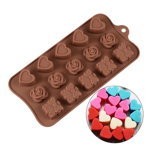 Moldes <span class=keywords><strong>de</strong></span> silicona para alimentos y dulces, herramientas <span class=keywords><strong>de</strong></span> decoración <span class=keywords><strong>de</strong></span> tartas, gomitas 3D, accesorios para hornear galletas, varios estilos - Product Image 4