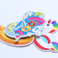 Patchs brodés pour piscine d'été, 3 pièces, appliques thermocollantes DIY pour vêtements, sacs, chapeaux, licorne, canard, flotteur de piscine