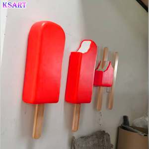Artesanías Art <span class=keywords><strong>Deco</strong></span> de resina, decoración del hogar de estilo popular, barra de helado de Chocolate, escultura de paleta para dulce vida - Product Image 6