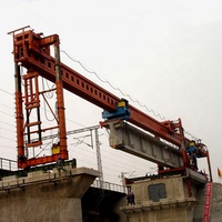 100 Ton 120 Ton Double Box Beam Launcher Machine Highway Building Large Span Beam Launcher Precio