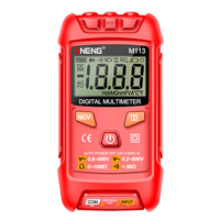Aneng M113 Multimeter Mini 1999 Counts Digital Cerdas Pengukur Tegangan AC/DC Ohm NCV Alat Listrik Instrumen Pengukuran