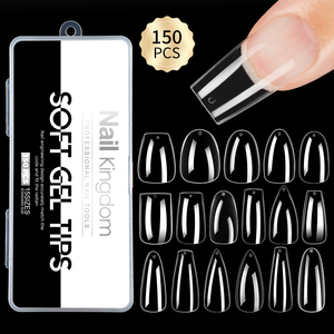 Nhà Sản Xuất Cung Cấp Trực Tiếp Tất Cả Các Loại Móng Tay Giả Traceless Quan Tài Stiletto Vuông Hạnh Nhân Nail Rõ Ràng Mềm Gel Nail Mẹo - Product Image 1