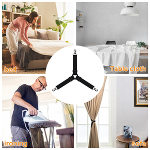 Sujetadores de Sábanas Triangulares al por Mayor, Clips Ajustables para Colchones, Sujetadores de Colchón para Cubiertas - Product Image 5