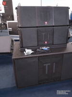 Système de sonorisation professionnel T.I Pro Audio, enceinte extérieure, double 10 pouces, deux voies, grand système de sonorisation, DJ PA concert, ligne passive
