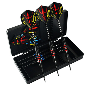 عرض ساخن: مجموعة سهام فولاذية من 6 قطع طراز TUOPU TD-D6009 مع أسطوانة حديدية وشعار مخصص وميزات أمان وريش نحاسي بالجملة - Product Image 2