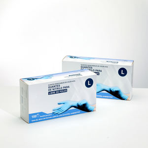 하이 퀄리티 사용자 정의 고무 일회용 장갑 접이식 포장 상자 플립 커버 개폐 먼지를 격리하고 청소 - Product Image 6