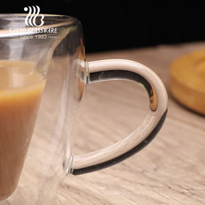 جديد وصول نظارات البيرة للشاي الأيرلندية أقداح قهوة زجاجية الحليب أكواب الشاي كوب إسبرسو الشاي طقم كؤوس من 6pcc - Product Image 6