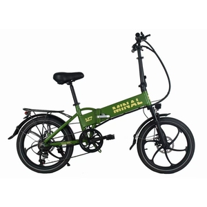Bicicleta Eléctrica Plegable de Aluminio de 20 Pulgadas para Ciudad y Carretera, Batería de Litio sin Escobillas de 350W, 48V 10.5Ah, 7 Velocidades, Freno de Disco Doble - Product Image 1