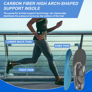 Hochwertige EVA-Sportschuhe Einlegesohlen Kohle faser mit stoß dämpfender Orthesen-Einlegesohle - Product Image 5