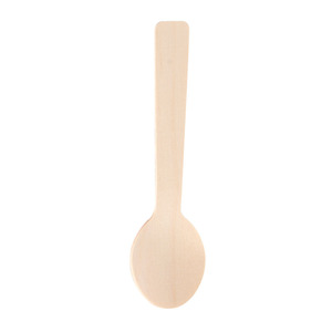 Anpassbare Birkenholz-Joghurt- und Eiscreme-Löffel Umweltfreundlich Einweg Biologisch Abbaubar mit Eigenem Logo <span class=keywords><strong>GoGreen</strong></span> Marke - Product Image 3