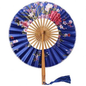 Abanico de Mano de Bambú Personalizado en Oferta, Abanicos Plegables Pintados a Mano Coloridos con Etiqueta Privada para Fiestas, Bodas y Recuerdos - Product Image 1
