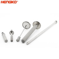 HENGKO 0.2-40µm Pierre d'Aération Acier Inoxydable Sinterisé Diffuseur Bulles pour Gaz Divers