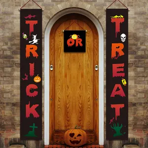 Halloween Banners Halloween Couplets Banner Curtains Door Scroll