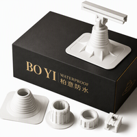 Accessoires durables pour membrane de toiture TPO : Base de support pour panneaux solaires photovoltaïques, joint d'étanchéité, capuchon de clou, manchon de clou