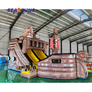 All'aperto PVC casa di rimbalzo grande nave <span class=keywords><strong>pirata</strong></span> salto scivolo gonfiabile buttafuori castello <span class=keywords><strong>pirata</strong></span> grande scivolo parco giochi per bambini - Product Image 1