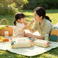 Lingettes jetables douces non parfumées pour bébés, sûres pour les mains et la bouche, écologiques, biodégradables, extra épaisses, grand format, pack économique pour la maison