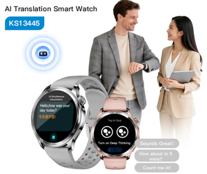 Montre connectée de traduction IA, écran tactile AMOLED 1,43 pouces, tracker d'activité étanche IP67, montre intelligente Wearfit <span class=keywords><strong>Pro</strong></span>, vente en gros - Product Image 5