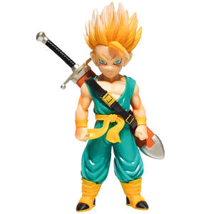 Figurine d'action DBZ Teen Trunks avec tête sculptée Super Saiyan, tenue verte et épée, jouet de collection premium <span class=keywords><strong>pour</strong></span> les fans d'anime - Product Image 4