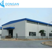Almacén de Estructura de Acero Prefabricado Económico, Edificio Metálico Práctico para las Demandas de Almacenamiento Industrial Rural