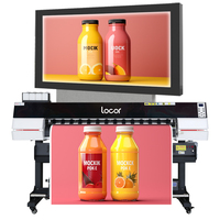 Locor nuevo diseño 1,6 M/1,8 m de gran formato al aire libre eco solvente precio de la impresora con i3200/i1600/xp600