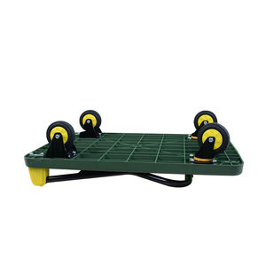 รถเข็นแพลตฟอร์มพับได้สีเขียว60*90ซม. 400กก. รถเข็นตลาดรถบรรทุกมือสำหรับจัดเก็บเครื่องมือคลังสินค้า - Product Image 5