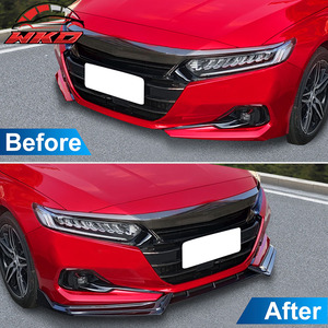 Protector de Parachoques Delantero para Honda Accord 2021-2022, Estilo IKON V1, 3 Piezas, Impresión de Fibra de Carbono, Difusor, Protector de Mentón - Product Image 5