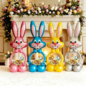 Easter Bunny Inflatable Toy Extra Large Rabbit Shape Reusable Decoration Indoor Easter - Product Image 2