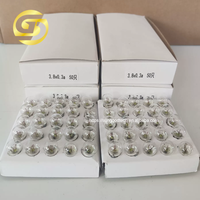 Petite ampoule E10 3,8 V 0,3 A 0,3 ampères 3,8 volts pour lampe torche stylo médical, mini ampoule lumière jaune, type à vis 10 mm