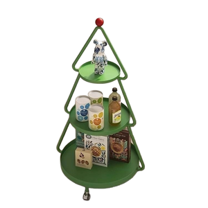 Custom Cross-border Stone <strong>Christmas</strong> <strong>Tree</strong> Living Room Sofa Side <strong>Table</strong> Simple Movable Three-layer Storage Rack Bedroom Made China - Product Image 1