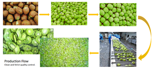 Tranches ou dés <span class=keywords><strong>de</strong></span> kiwi congelés IQF <span class=keywords><strong>de</strong></span> la nouvelle <span class=keywords><strong>saison</strong></span> emballage en vrac variété chinoise 100% frais - Product Image 5