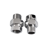Raccord de compression en laiton chromé pour tuyau de gaz de plomberie BJ61006