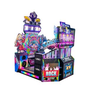 Máquina Musical de Percusión Crazy Jazz Colorida para Parques, Operada con Monedas - Product Image 3