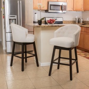 <span class=keywords><strong>Tabouret</strong></span> de comptoir de <span class=keywords><strong>Bar</strong></span> à dos <span class=keywords><strong>bas</strong></span>, tissu nordique en bois, meubles commerciaux modernes beiges, <span class=keywords><strong>tabouret</strong></span> de <span class=keywords><strong>Bar</strong></span> tissé en cuir teck Olive 26.46 Lbs - Product Image 2