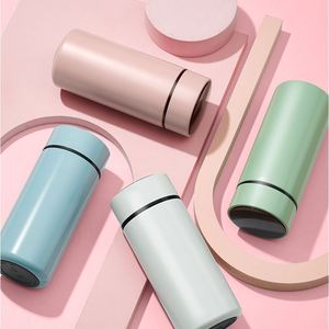 Smart Stainless Steel Vacuum Insulated <b>Thermos</b> Cup-Portable Compact & Cute Design with Engraving 6-12 Hours Thermal Insulation - Product Image 2