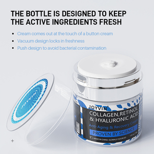 Op voorraad JOYVIN Retinoid Collageen Crème Met Hyaluronzuur Verstevigende Moisturizer Rimpelverzorging & Hydraterende Glow voor Volwassenen Alle Huidtypen - Product Image 4