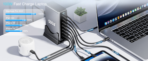 Chargeur rapide 500W GaN USB Type C Ports multiples PD QC3.0 chargeur rapide de bureau pour <span class=keywords><strong>IPhone</strong></span>/forSamsung/ordinateur portable - Product Image 5