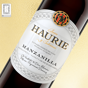 Made In Spain MANZANILLA HAURIE Manzanilla Wine 750ml Fresh Floral White Wine Fortified Wine - Product Image 3